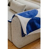 noo.ma Modro-kremno bela odeja 150x200 cm Tul – | Shoptok.si