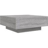 Maison Chic Klubska mizica - kavna mizica - Nizka mizica siva sonoma 80x80x31 cm inženirski les, (21753076) Cene