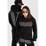 VLONE Friends Rhinestone Jopa s kapuco silver | Shoptok.si