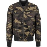 Urban Classics Camo Basic Bomber Jacket wooden camouflage | Shoptok.si