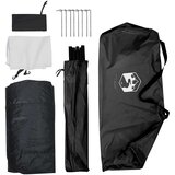 Kamping šator s krovom Bijeli Blackout 275 x 215 x 125 cm | shoptok.hr