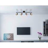 Globo 57917-4G - Spot svetlo MASON 4xGU10/25W/230V crna/zlatna | Eponuda.com