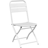 Bistro set 3 pcs Bijelo Čelik | Eponuda.com