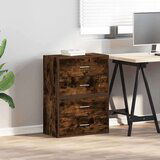 vidaXL Omarice z 2 predaloma 2 kosa dim. hrast 60x31x40 cm inž. les | Shoptok.si