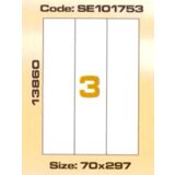Utility Etikete 70 x 297 mm | Shoptok.si