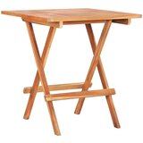 vidaXL 3-dijelni bistro set s krem jastucima od masivne tikovine | shoptok.hr