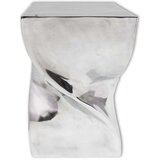  Stol/ Stolić Zavijenog Oblika Aluminijum boja srebra | shoptok.hr