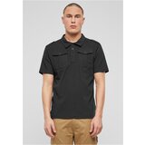 Brandit Jersey Jon Polo Shirt with Half Sleeve Black Cene