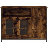  Komoda boja dimljenog hrasta 100 x 35 x 75 cm konstruirano drvo | Eponuda.com