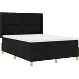 vidaXL Box spring krevet s madracem Crna 140 x 200 cm tkanina | shoptok.hr