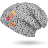 Woox Čepice Grey Button Beanie