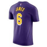 Nike Majice s kratkimi rokavi Nba Los Angeles Lakers Statement Edition Lebron James Vijolična | Shoptok.si