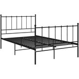  Okvir za krevet crni metalni 120 x 200 cm | shoptok.hr