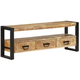 The Living Store TV omarica 120x30x45 cm trden mangov les - TV Omarica, (21376755)