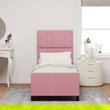 vidaXL Postelja Roza 80x200 cm Žamet, (22049753) | Shoptok.si