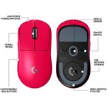 Logitech g pro x superlight senzor brezžična optična roza gaming miška | Shoptok.si