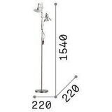 Ideal Lux NAMIZNA SVETILKA Polly 22/154 cm | Shoptok.si