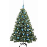 vidaXL Umjetno božićno drvce s stalakom Zelena 150 cm PE i PVC | shoptok.hr