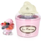 Stroj za sladoled retro 1,2 L roza, (5000119014)