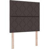 Box LED Box Spring Postelja Temno rjava 120 x 190 cm blago, (5000127652) | Shoptok.si