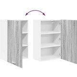 vidaXL viseći ormarić zidne riga siva sonoma i bijela 50 x 31 x 80 cm | shoptok.hr
