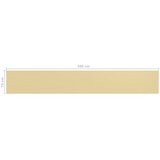 Balkonski zastor bež 75 x 500 cm HDPE | Eponuda.com