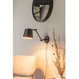 White Label Črna stenska svetilka Hajo – | Shoptok.si