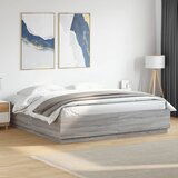 Maison Chic Posteljni okvir - Dvoposteljna postelja - Zakonska postelja siva sonoma 180x200 cm inženirski les-J5522, (21767102) | Shoptok.si