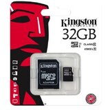 Kingston SPOMINSKA KARTICA 32 GB micro SD (2v1 MICRO-SDHC ) | Shoptok.si