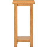  Stranska mizica 27x24x55 cm trdna hrastovina, (20818555) | Shoptok.si