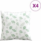  Jastučići za raspršenje 4 pcs Uzorak lista 50 x 50 cm Poliester | shoptok.hr