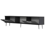 Hanah home TV polica Nida Anthracite Silver