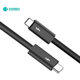  Data kabl Coteci Thunderbolt 87315 40Gbps 100W 8k PD Type C na Type C crni 0.3m Cene