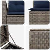  Set sofe 7 kom. Siva i tamnoplava 120 x 62 x 69 cm | Shoptok.si