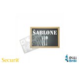 SECURIT ŠABLONE za oblikovanje REKLAMNIH sporočil z markerji SECSTN5 Cene