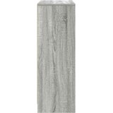  Komoda s predali in vrati, siva sonoma, 73x31x90 cm | Shoptok.si