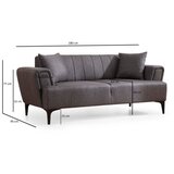 Atelier Del Sofa sofa dvosed hamlet dark grey | ePonuda.com