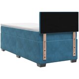  Boxspring krevet s madracem Tamno plava 90 x 200 cm Baršun | shoptok.hr