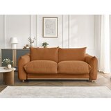 Bobochic Paris Narančasta sklopiva sofa 214 cm Ernest – | shoptok.hr