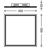Telefunken 300906TF - led prigušiva panel LED/24W/230V + daljinski upravljač 3000-6000K | Eponuda.com