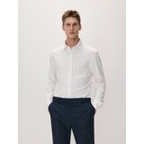 Reserved - Slim fit košulja od žerseja - bijela | shoptok.hr