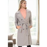 Dewberry Z6765 WOMEN'S COAT-GREY-2 Cene