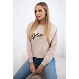 Kesi Beige sweatshirt with print | shoptok.hr