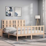  Kreveta s uzglavljem veliki bračni od masivnog drva | shoptok.hr
