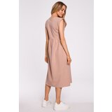 Made Of Emotion Ženska haljina M581 siva | braon | ružičasta | ePonuda.com