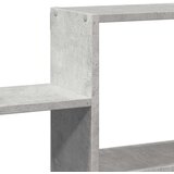 vidaXL Zidna polica siva boja betona 96x18x60 cm konstruirano drvo | shoptok.hr