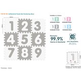 Edukativna podloga za igru - puzzle s brojevima - sivo/bijela | shoptok.hr