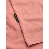Ombre BASIC men's classic cotton tee-shirt with a v-neck - pink | shoptok.hr