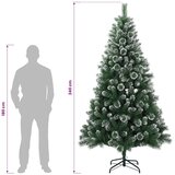  Umjetno božićno drvce 240 cm PVC i metal Zelena - 240 cm | shoptok.hr