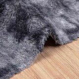vidaXL Čupavi tepih s visokim vlaknima tamnosiva 160x230 cm poliester | shoptok.hr
